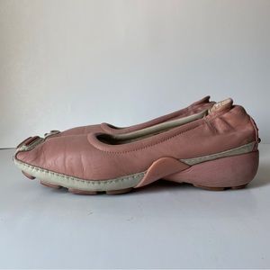 Clarks Flats, Pink Leather